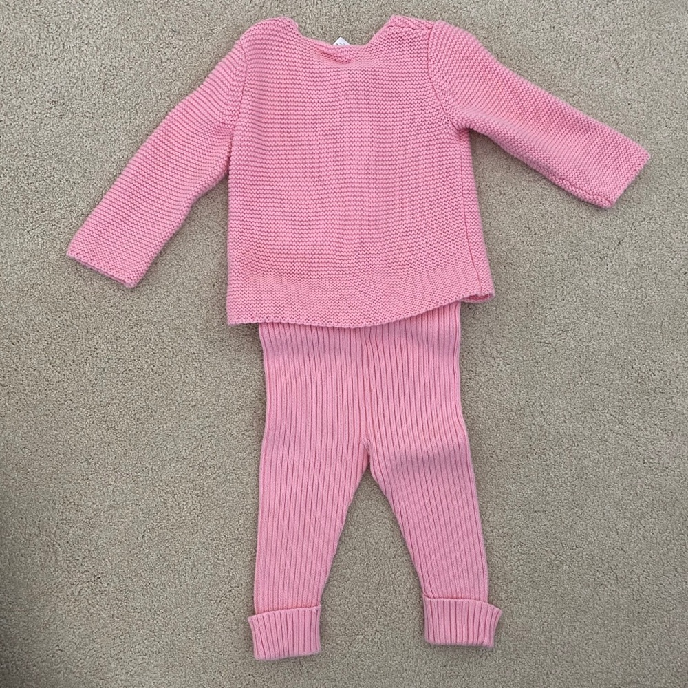 Hanna Andersson Knit Cardigan and Pant Set - Picture 3 of 6